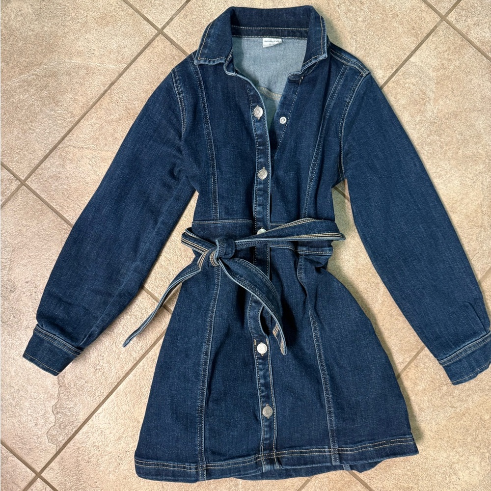 Abercrombie Kids Blue Denim Dress